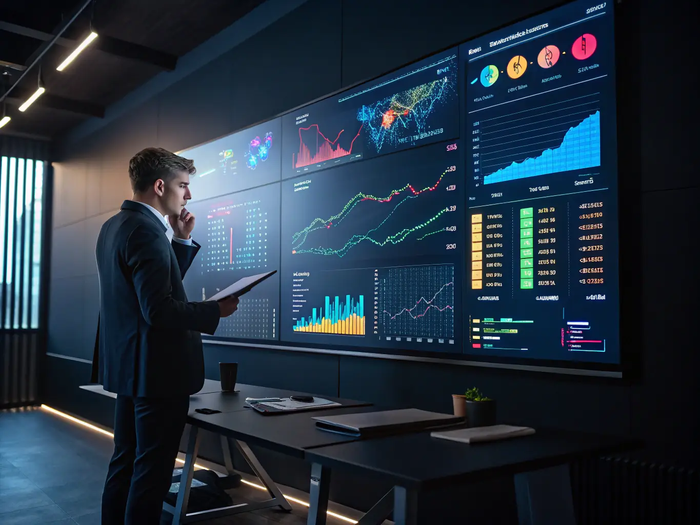 An image depicting a risk assessment dashboard with live data feeds, illustrating RegexNow's Real-Time Risk Assessment service.